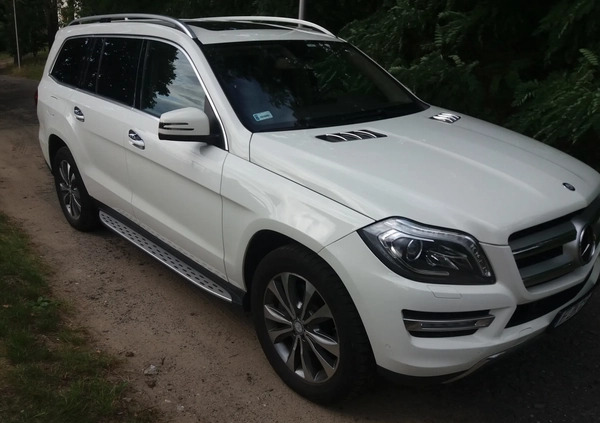 Mercedes-Benz GL cena 88000 przebieg: 164500, rok produkcji 2013 z Góra małe 211